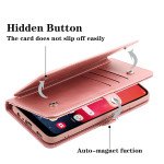 Wholesale Premium PU Leather Folio Wallet Front Cover Case with Card Holder Slots and Wrist Strap for Samsung Galaxy A03 Core (Navy Blue)