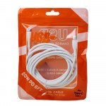 Wholesale 20W PD Fast Charge 6FT Type-C to Type-C Durable Tangle-Free Heavy-Duty Flexible USB Type-C to Type-C Cord in Resealable Bag for Universal Cell Phone, Device and More (White)